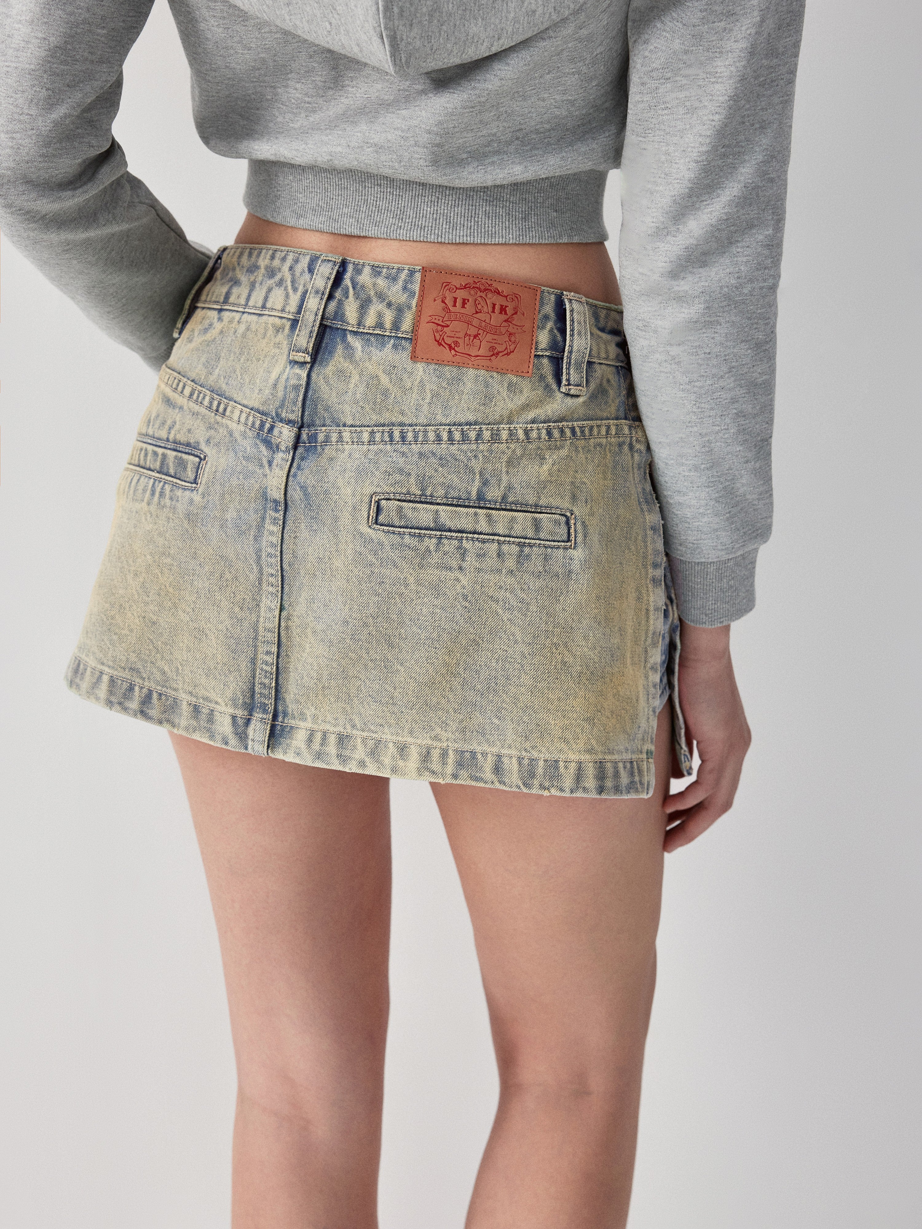 IFIK Denim Mini Skort