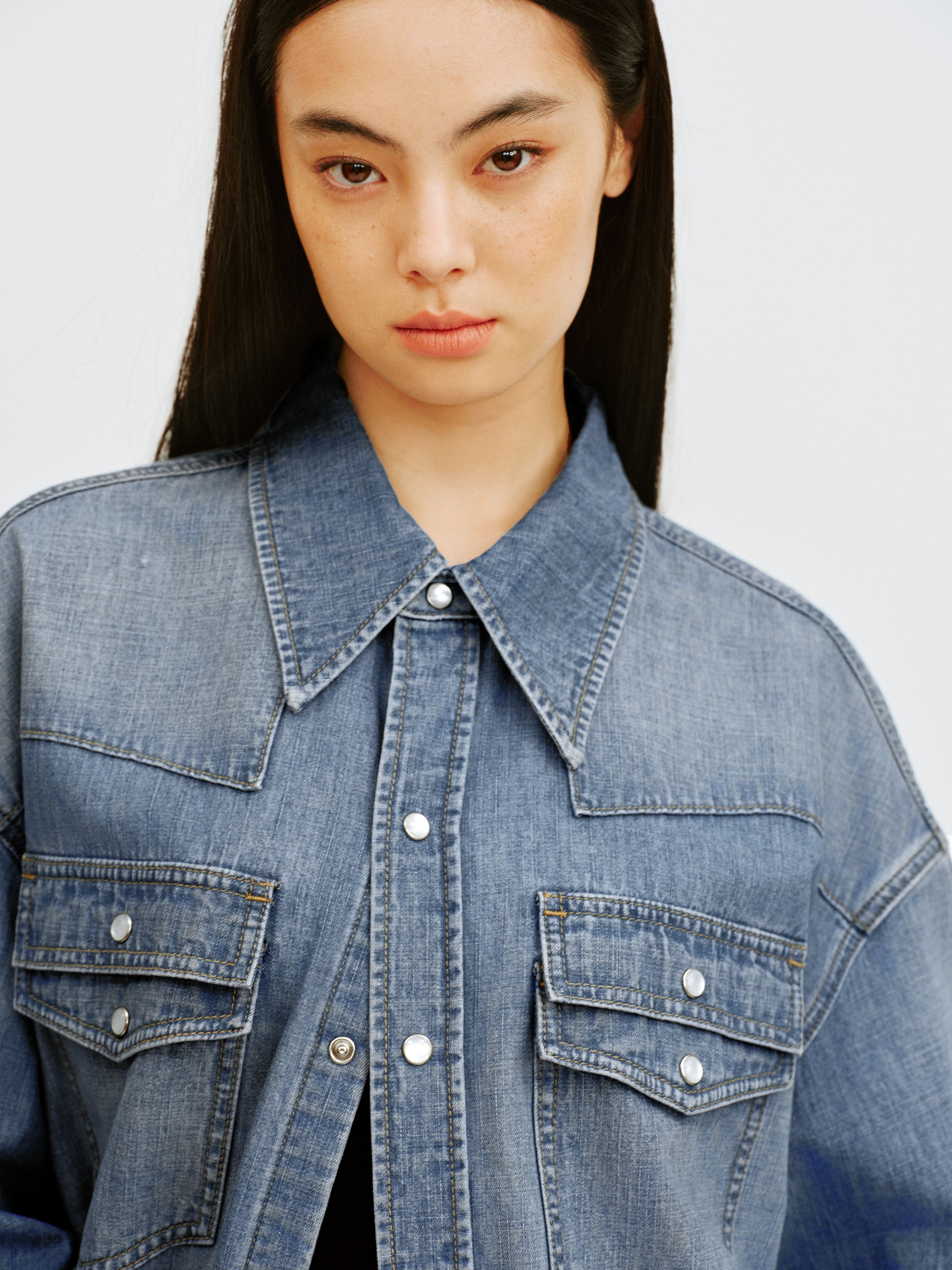 IFIK Denim oversized Shirt