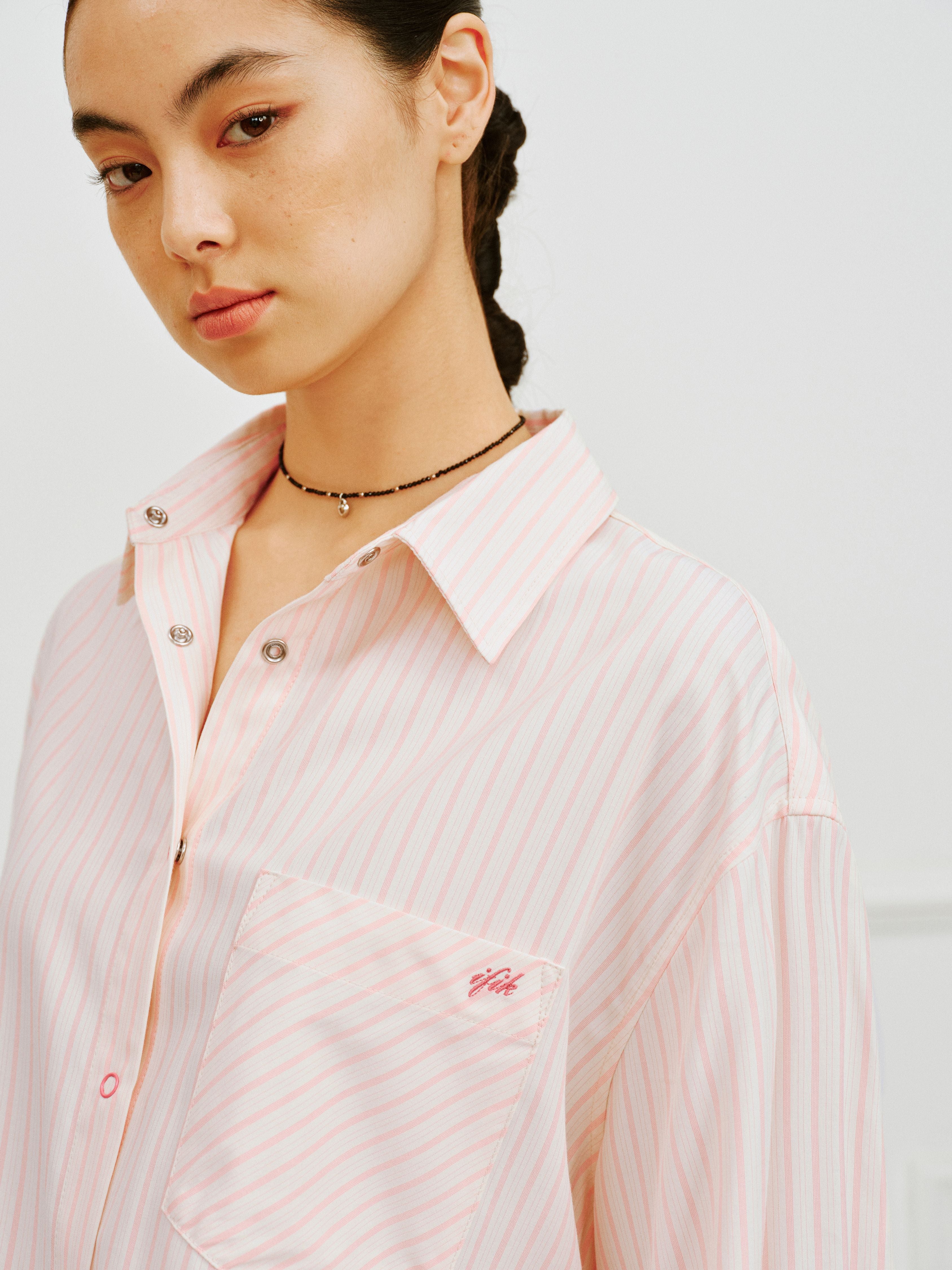 IFIK Stripe Oversized Shirt