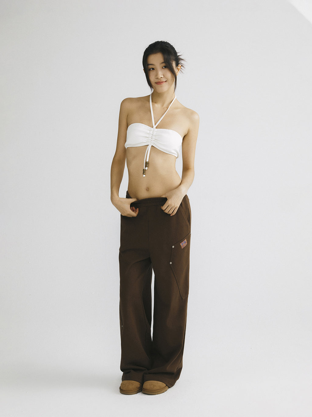 symmetric Pocket Baggy Cargo Sweatpants