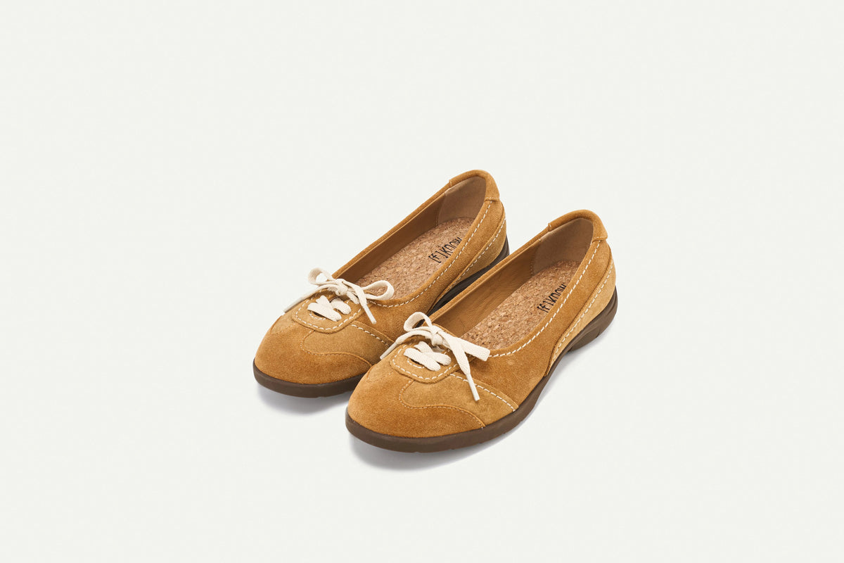 Paneled Suede Shoes