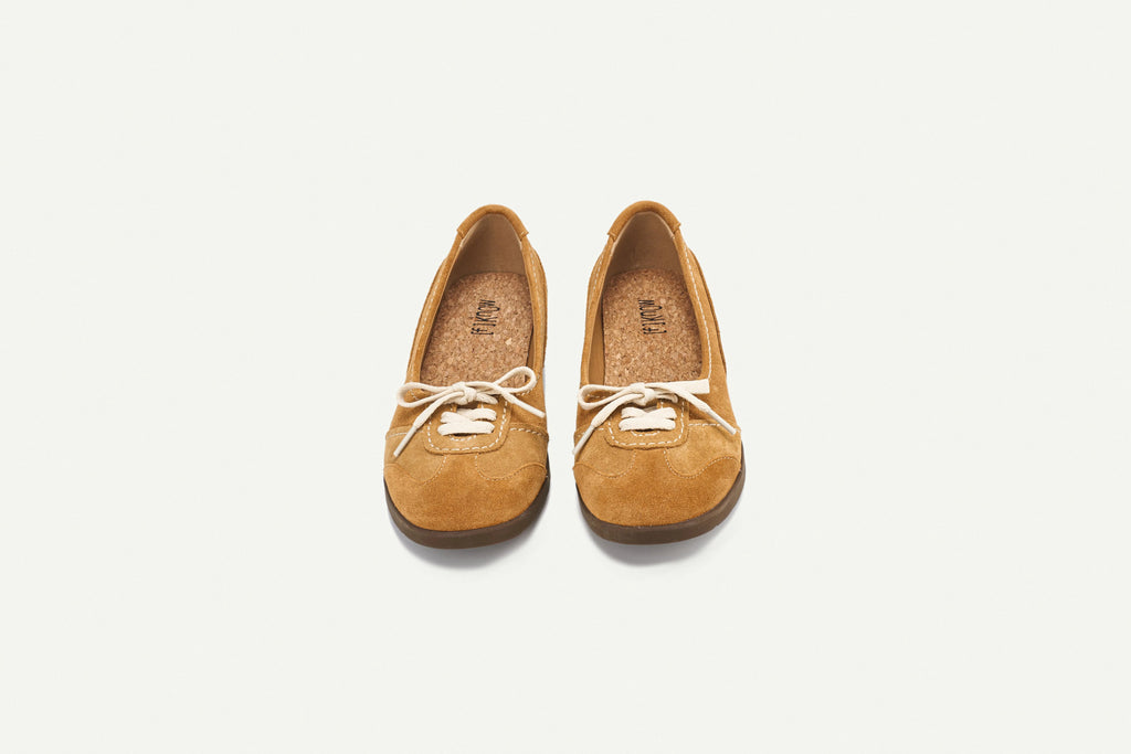 Paneled Suede Shoes