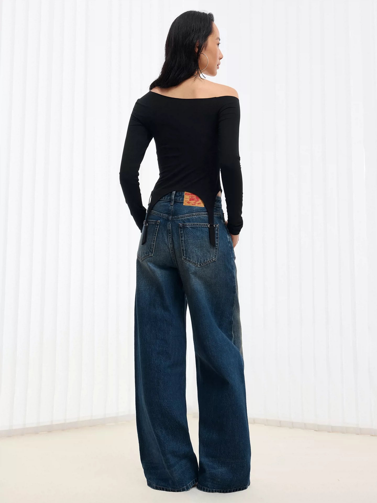 Nevada Wash Vintage Straight Jeans