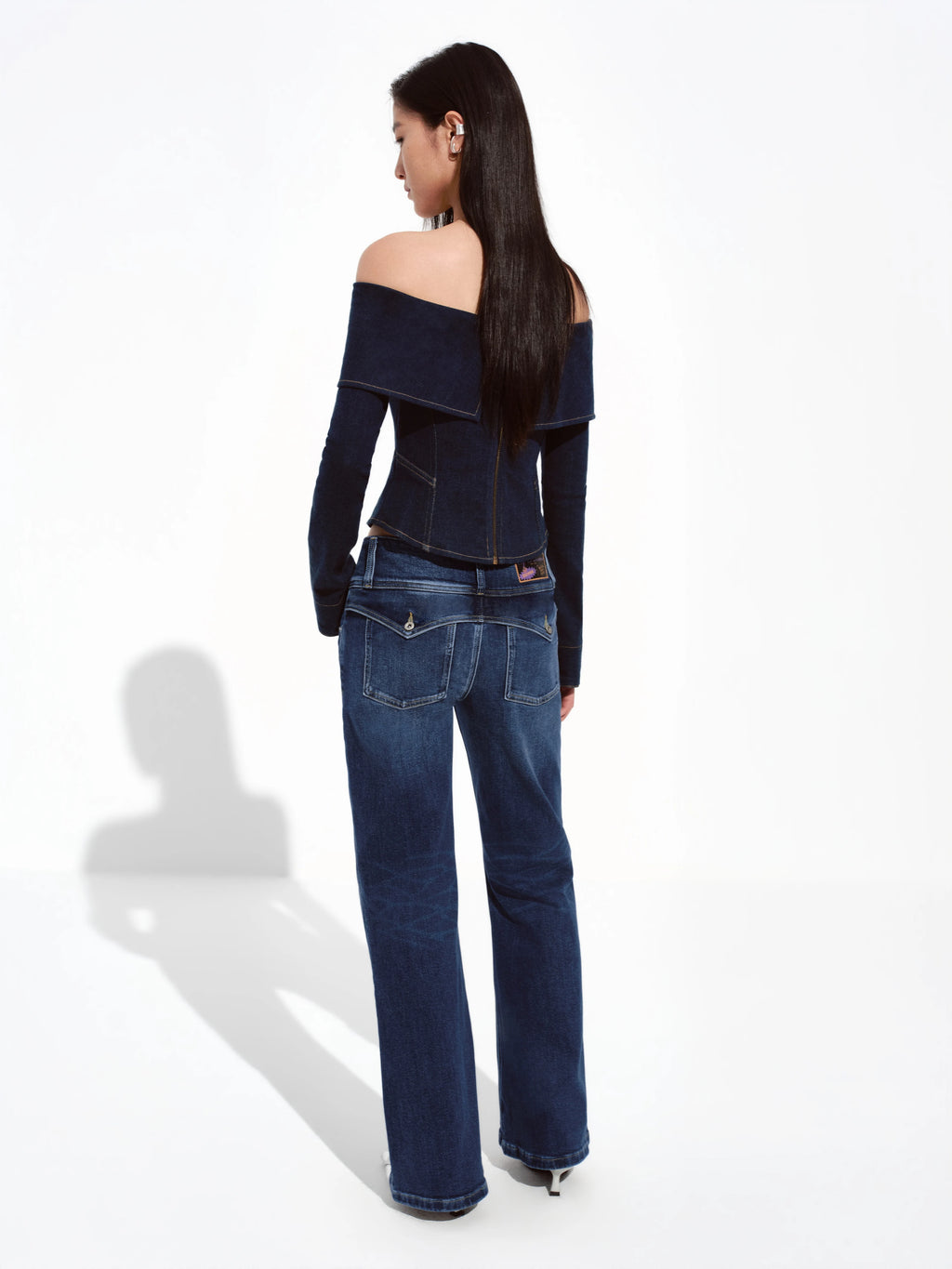 Vintage Mid-Rise Micro-Flare Jeans