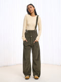 Washed Corduroy Multi-Way Overalls