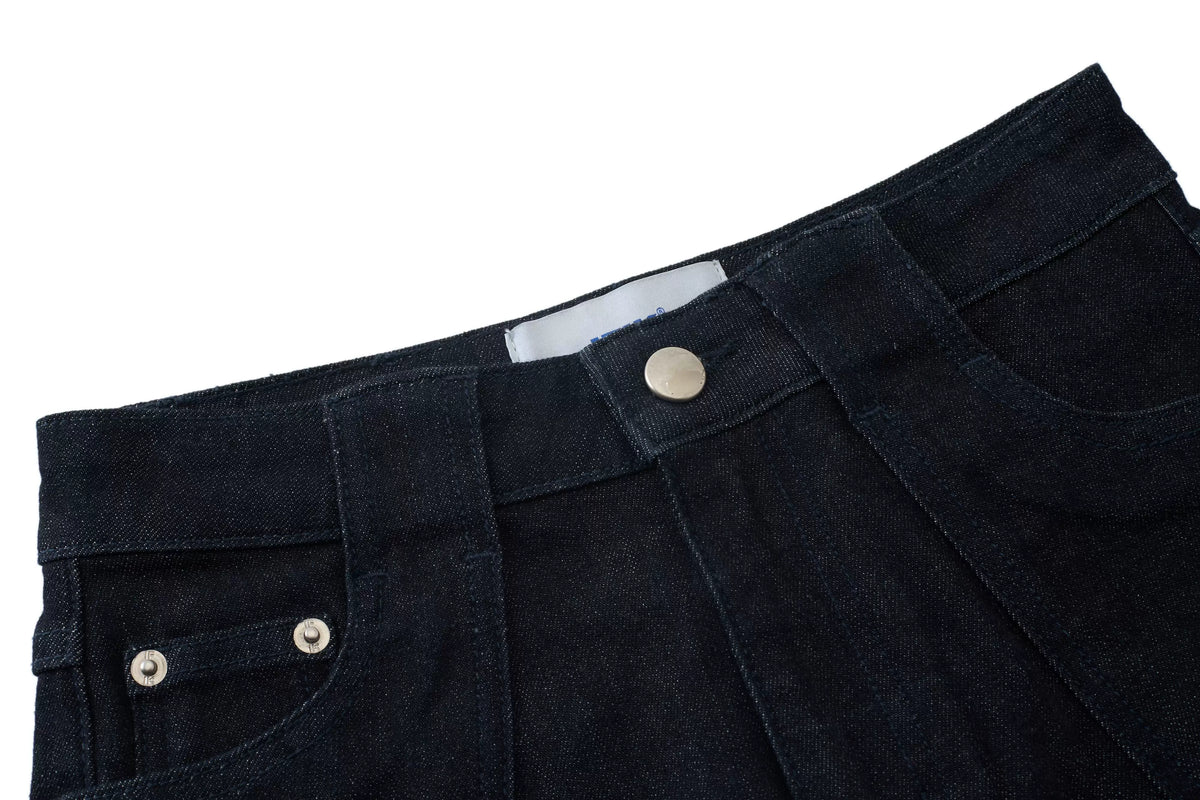 Vintage Gradient-Wash Exposed Pocket Cargo Shorts
