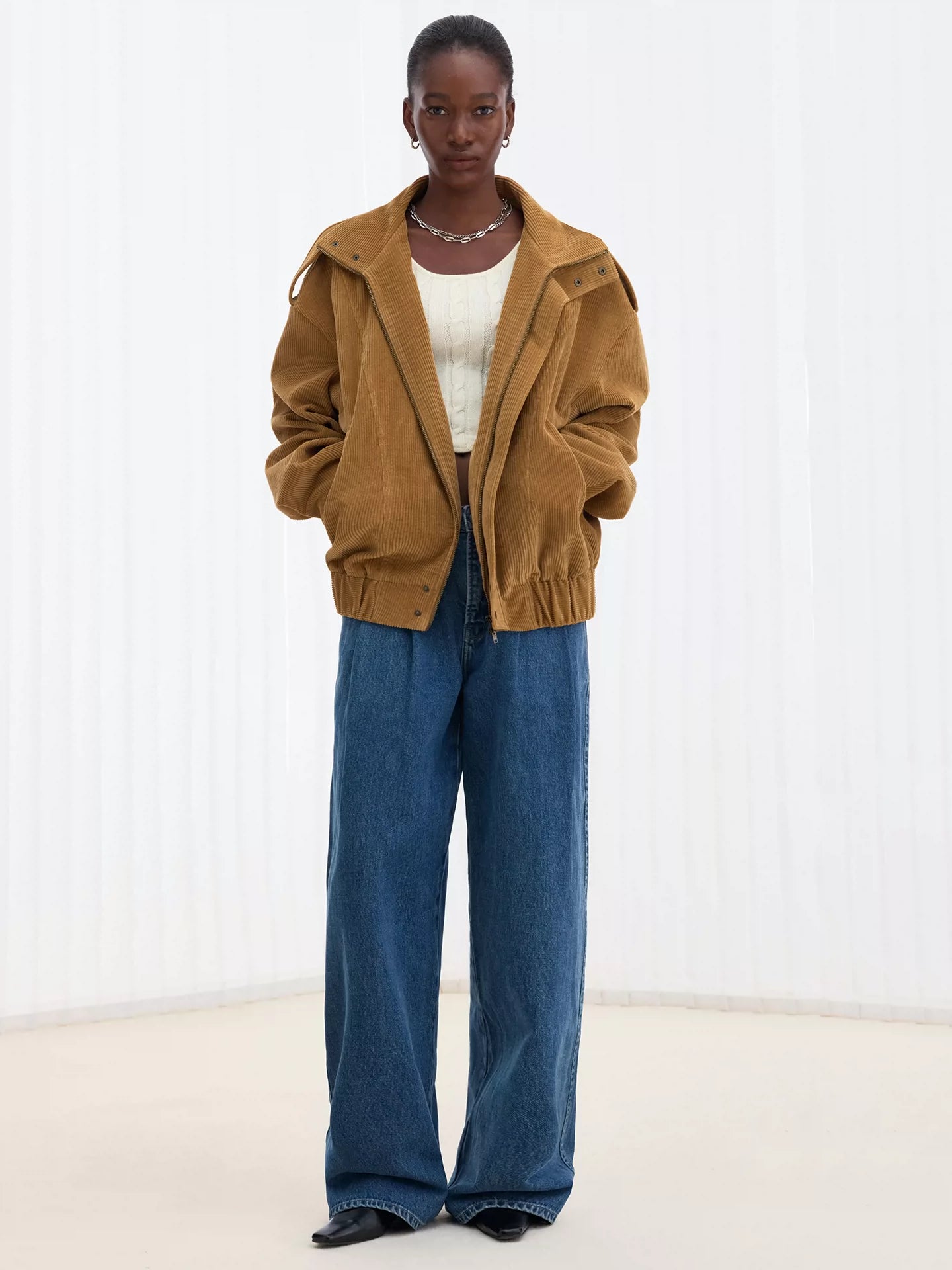 Vintage Wide-Wale Corduroy Utility Jacket