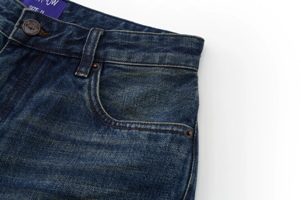 Nevada Wash Vintage Straight Jeans