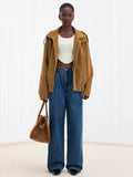Snow-Wash Relaxed Jeans
