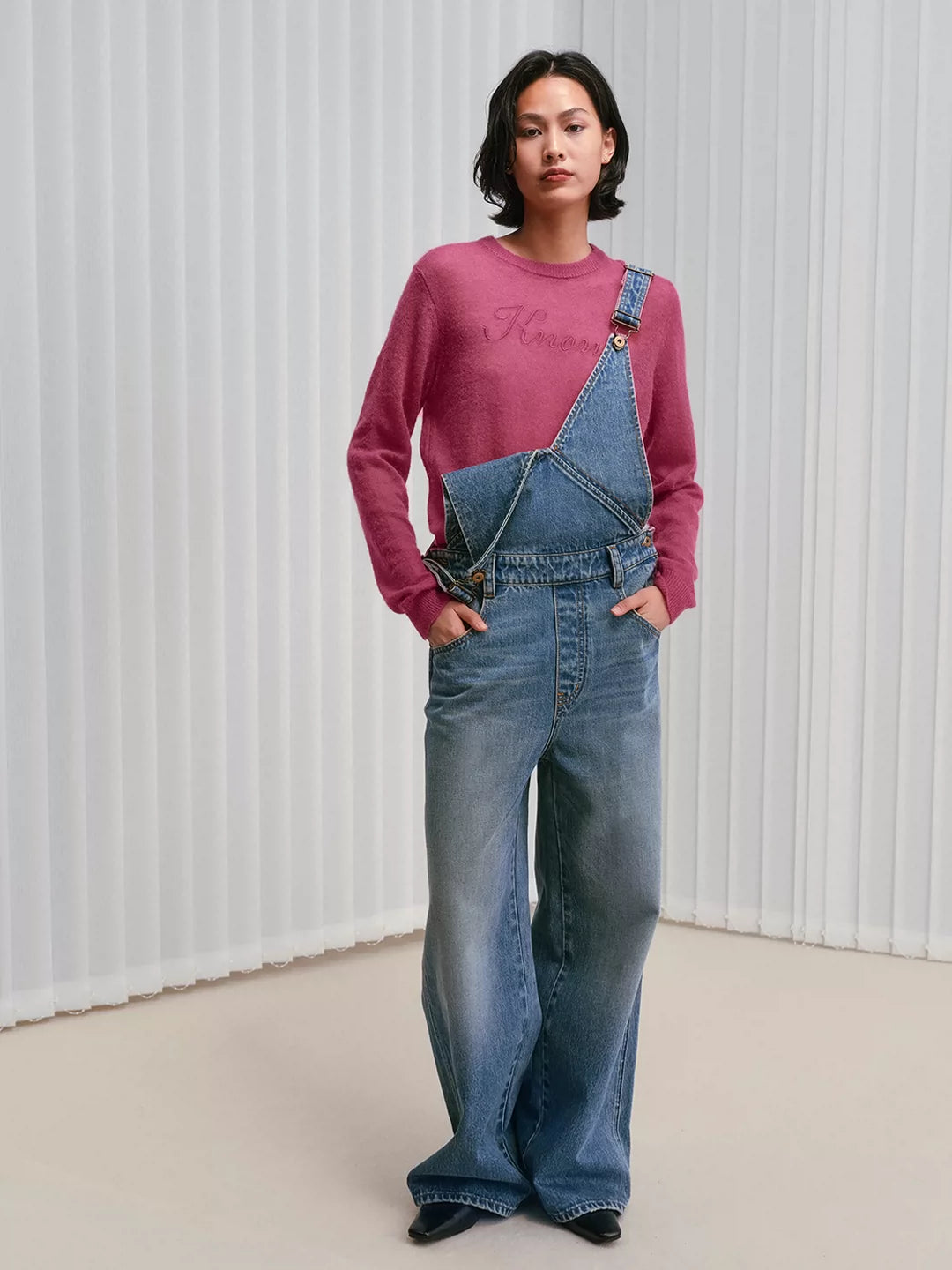IFIKNOW Premium Lilac Mohair-Wool Pullover