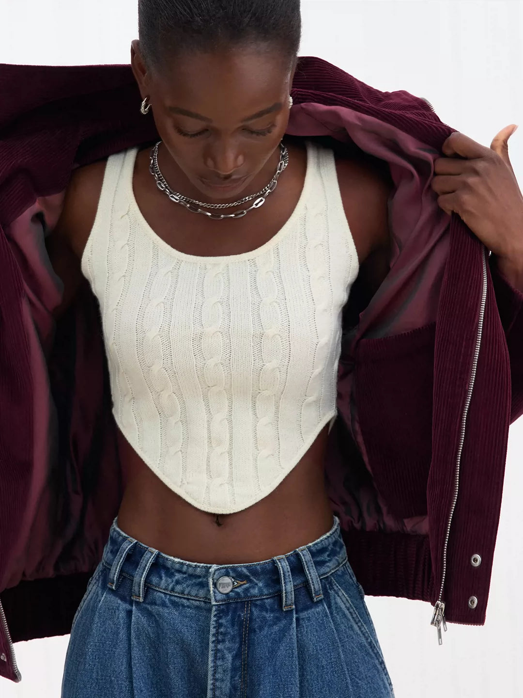 Vintage Wide-Wale Corduroy Utility Jacket