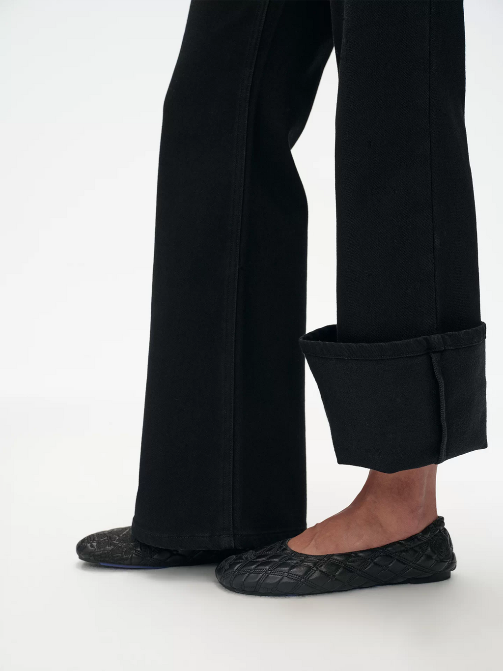 Flattering Fleece Lined Black Jeans