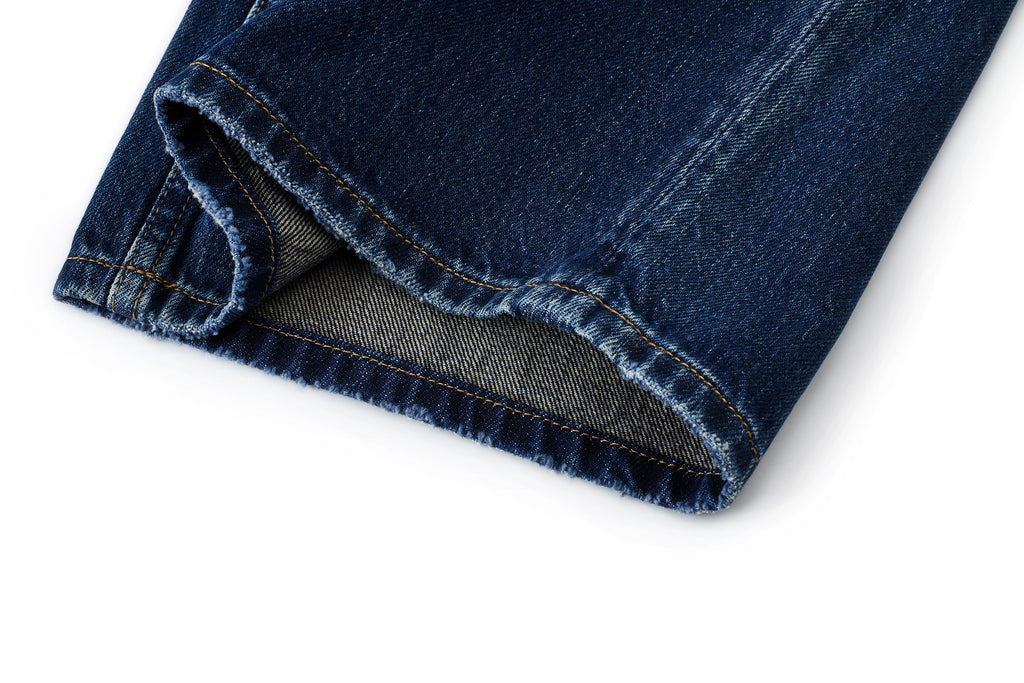 Premium Mud-Wash Wide-Leg Jeans