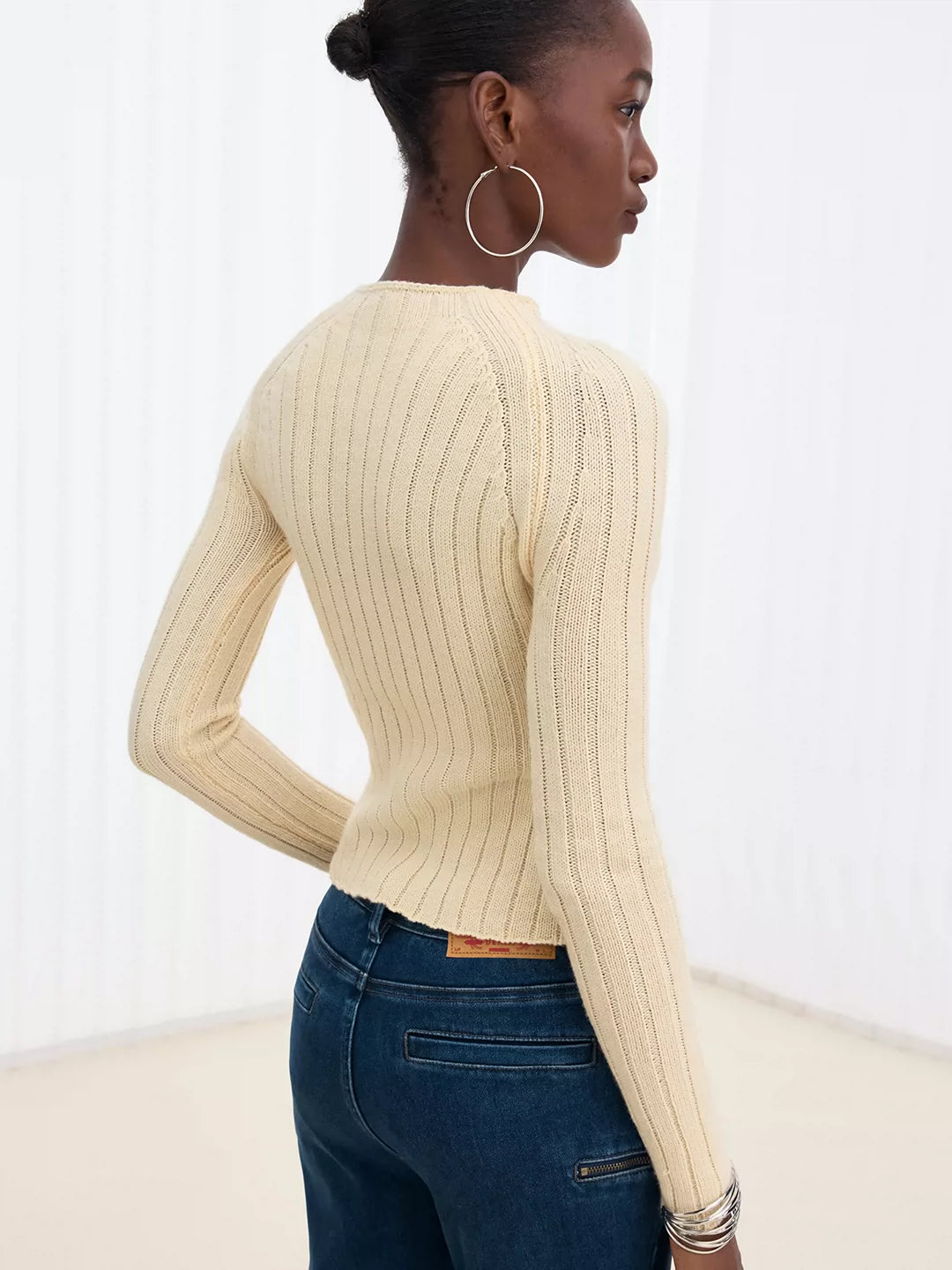 IFIKNOW 3D Ergonomic Deconstructed Wool Top