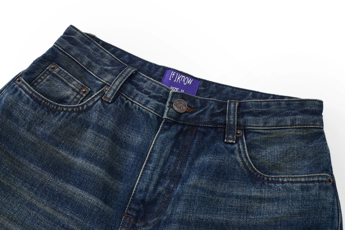 Nevada Wash Vintage Straight Jeans