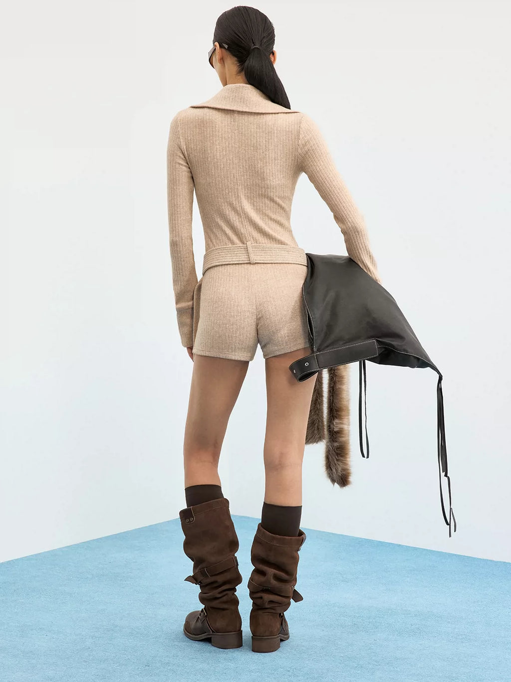 Vintage Belted Romper