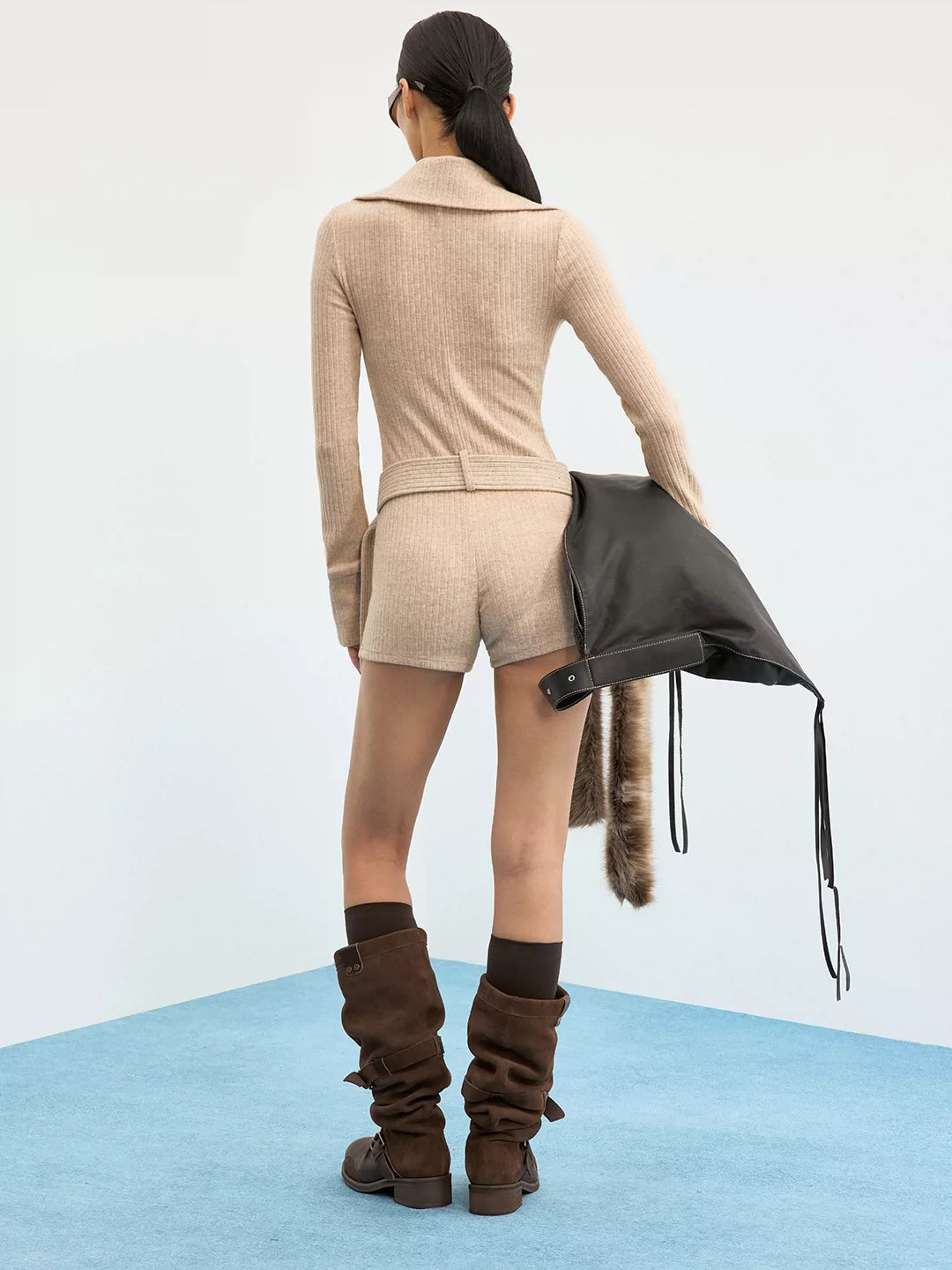 Vintage Belted Romper