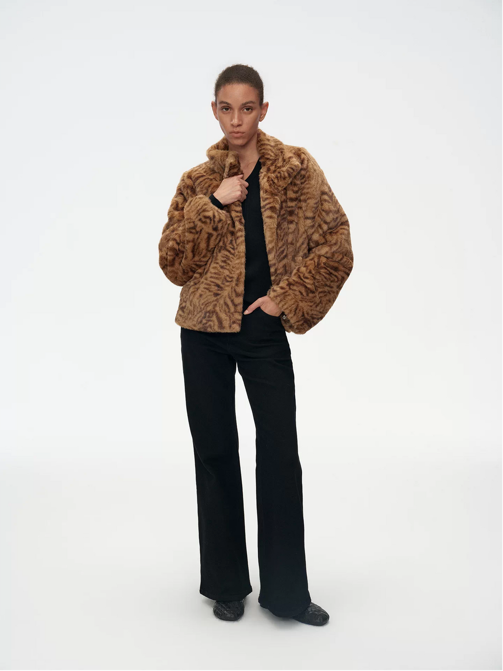 Flattering Fleece Lined Black Jeans