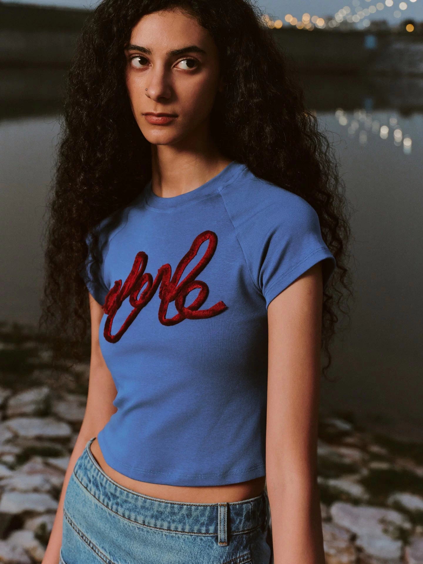 IFIKNOW Slogan Artisanal-Wash Graphic Tee