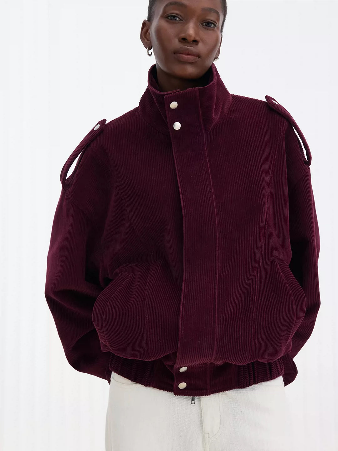 Vintage Wide-Wale Corduroy Utility Jacket