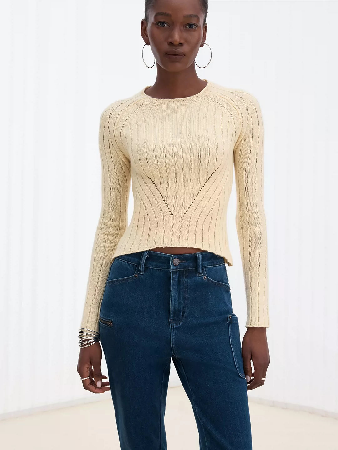 IFIKNOW 3D Ergonomic Deconstructed Wool Top