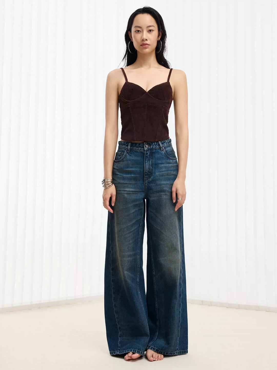 Nevada Wash Vintage Straight Jeans