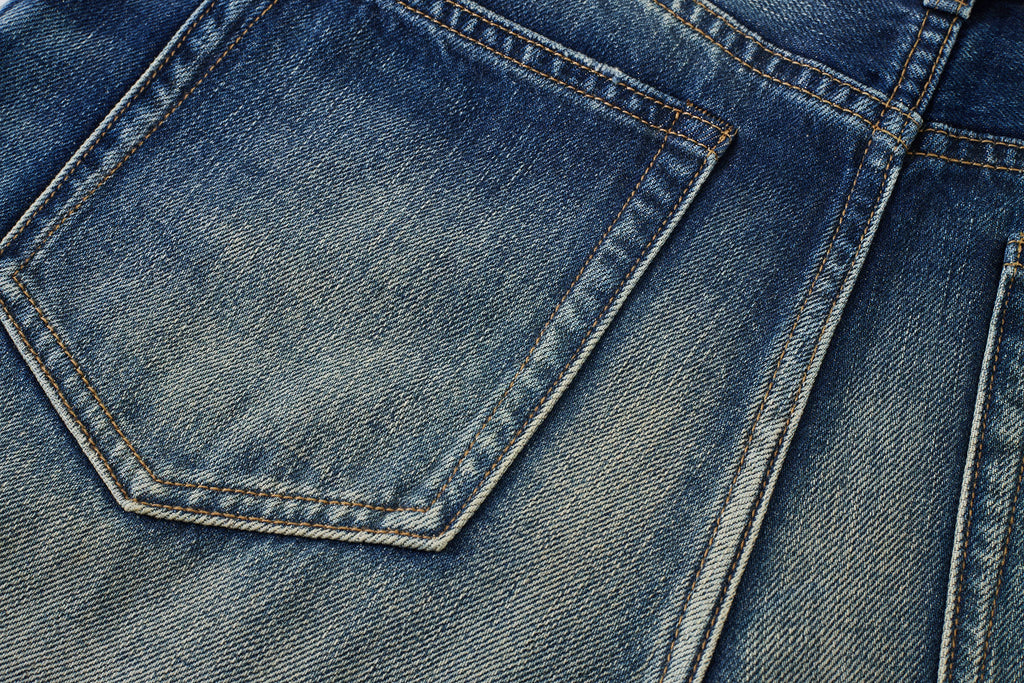 Premium Mud-Wash Wide-Leg Jeans