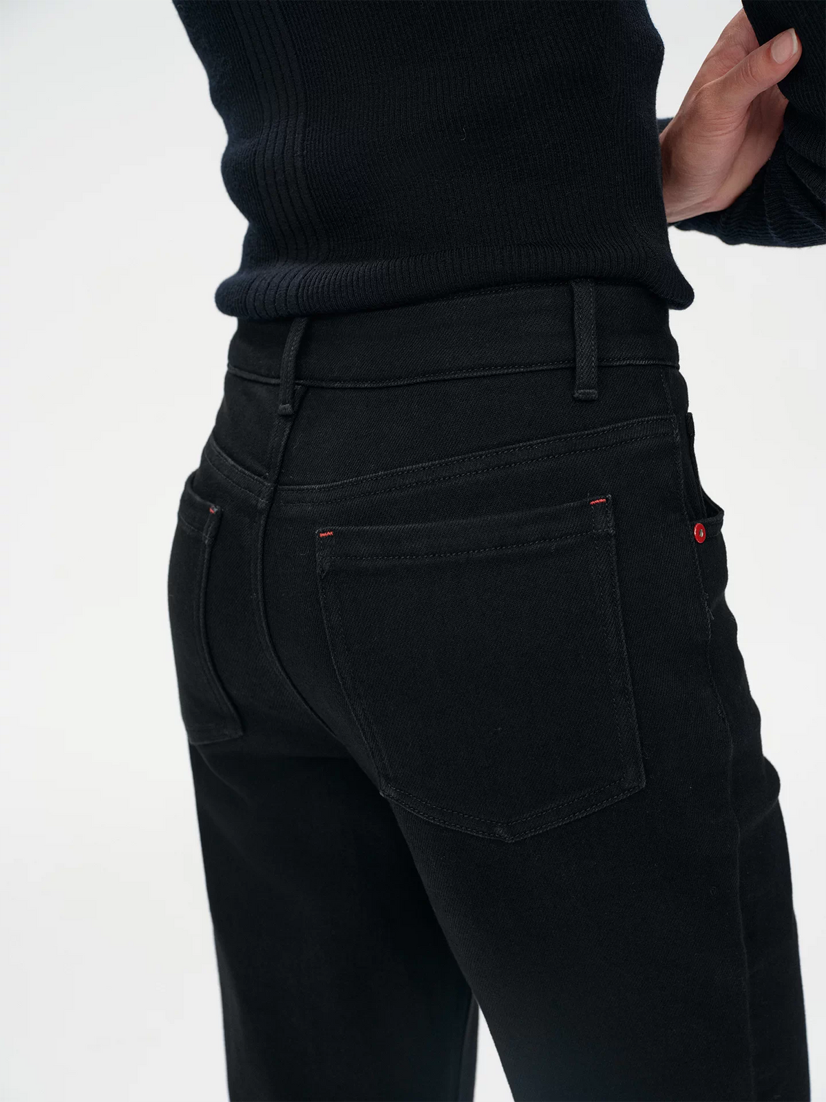 Flattering Fleece Lined Black Jeans