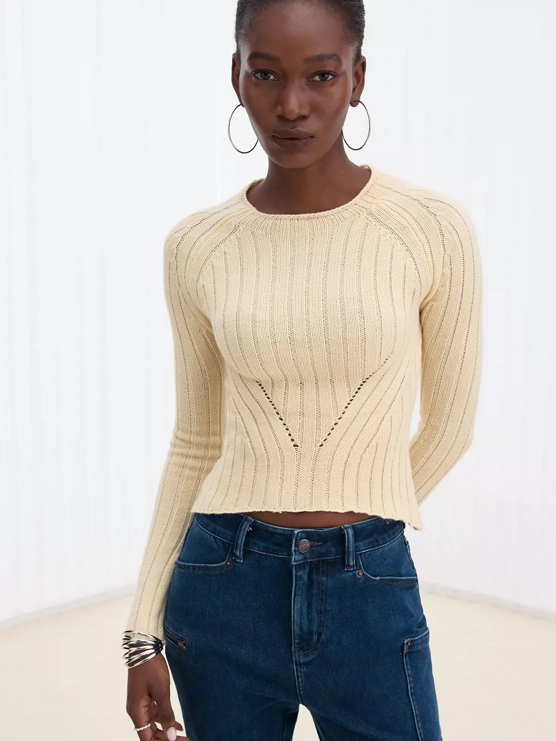 IFIKNOW 3D Ergonomic Deconstructed Wool Top