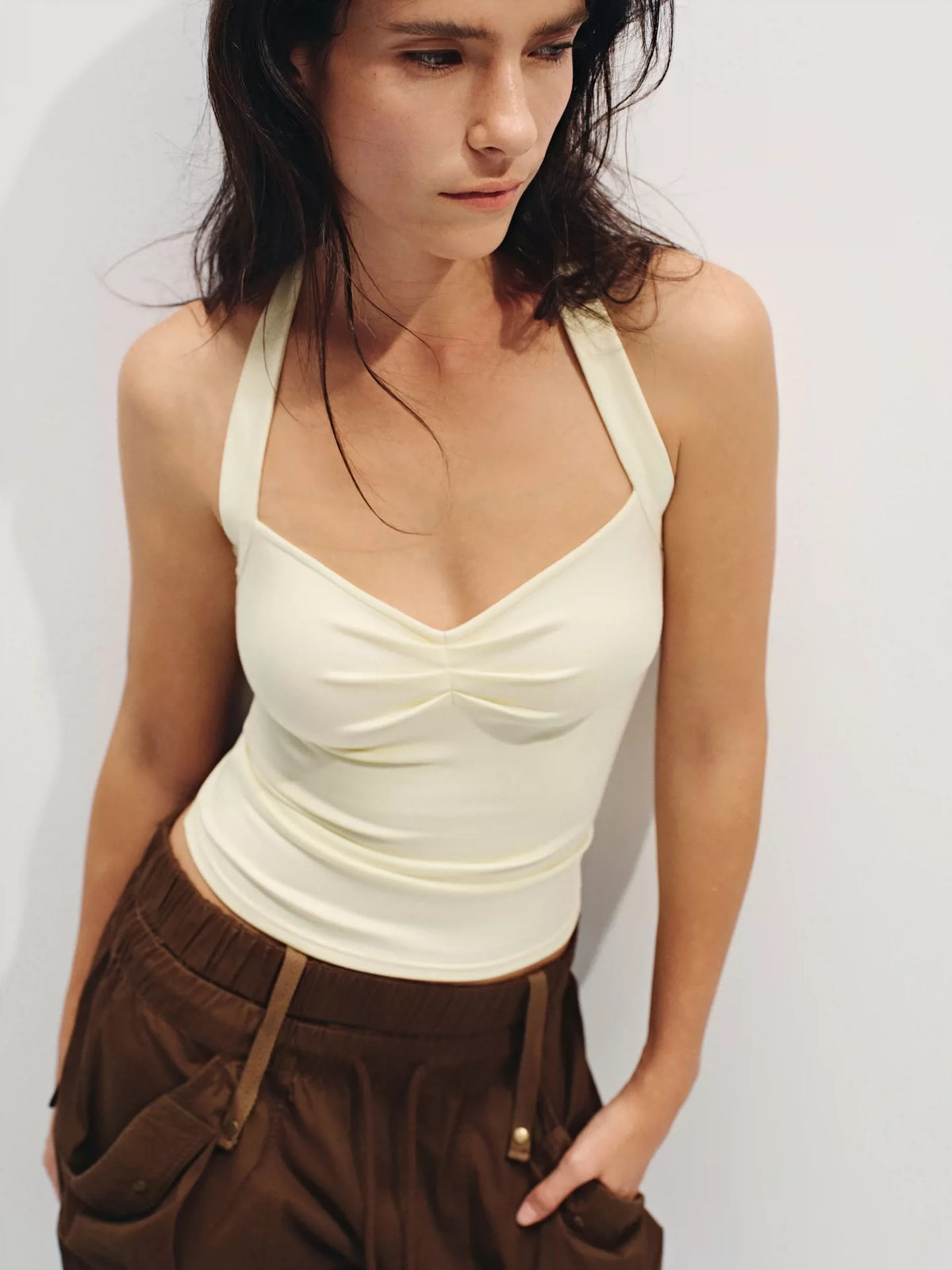 Essential Modal Halter Tank Top