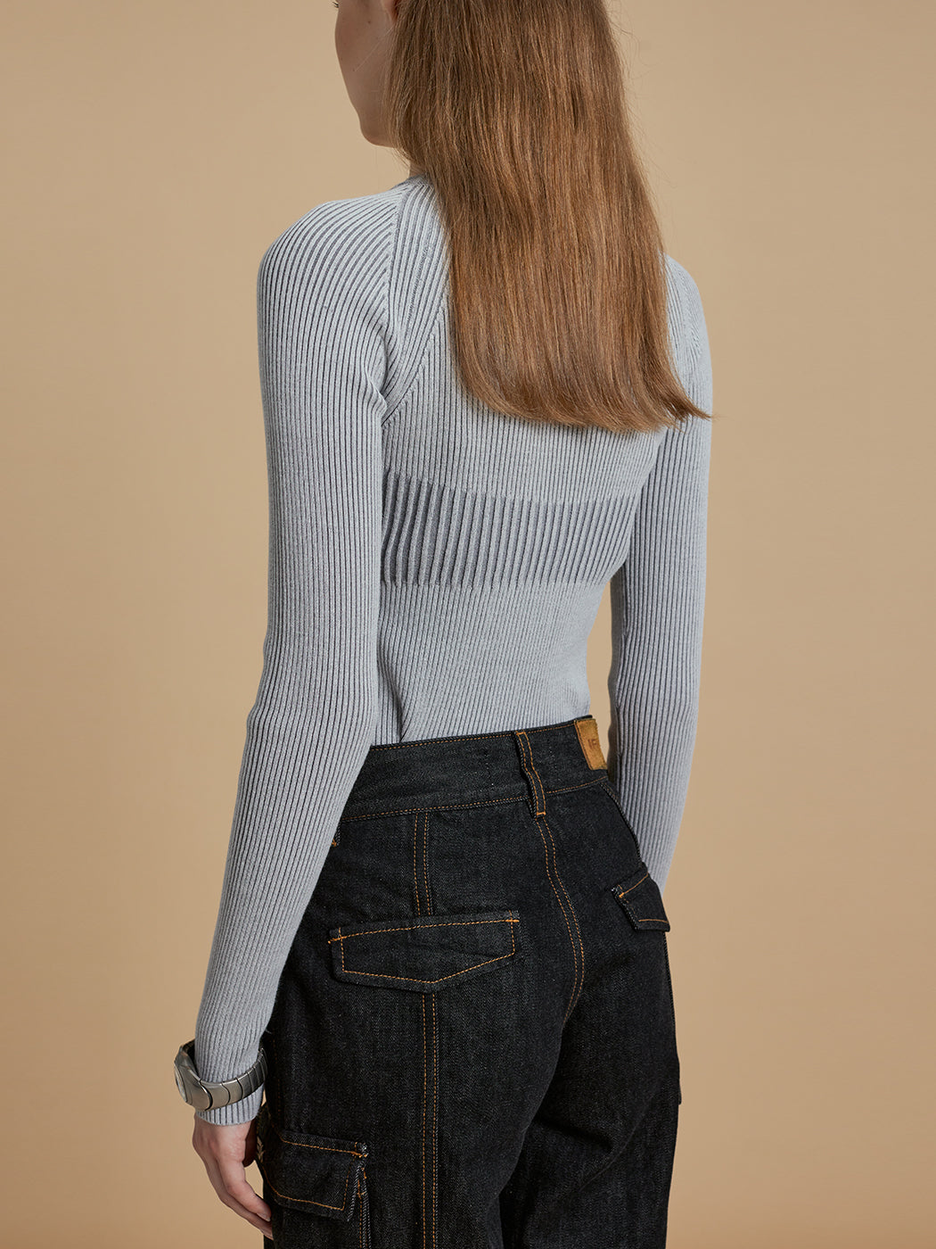 3D Rib Sweater