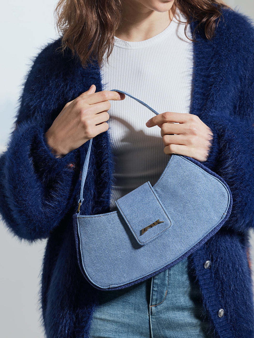 Denim Shoulder Bag